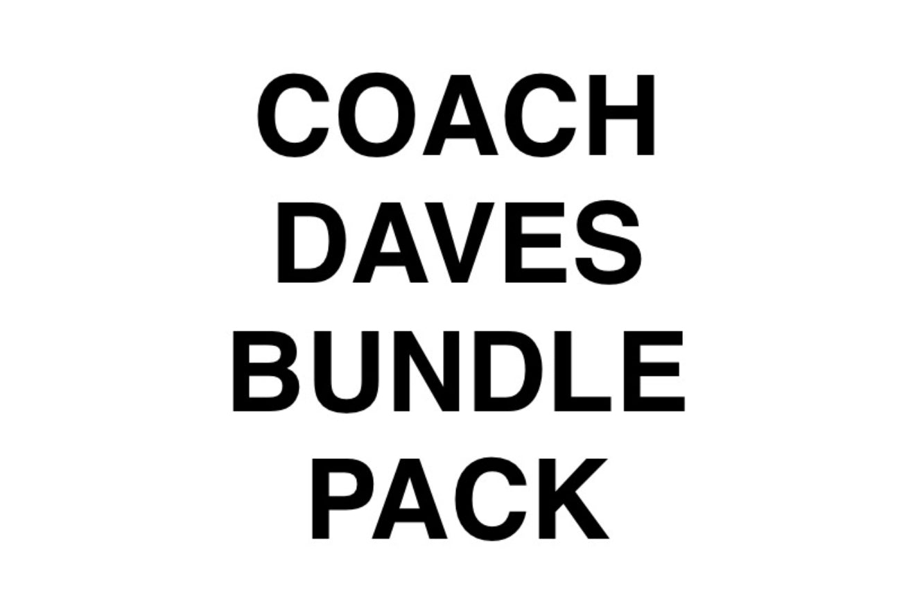 Coach Dave’s FULL Bundle Program